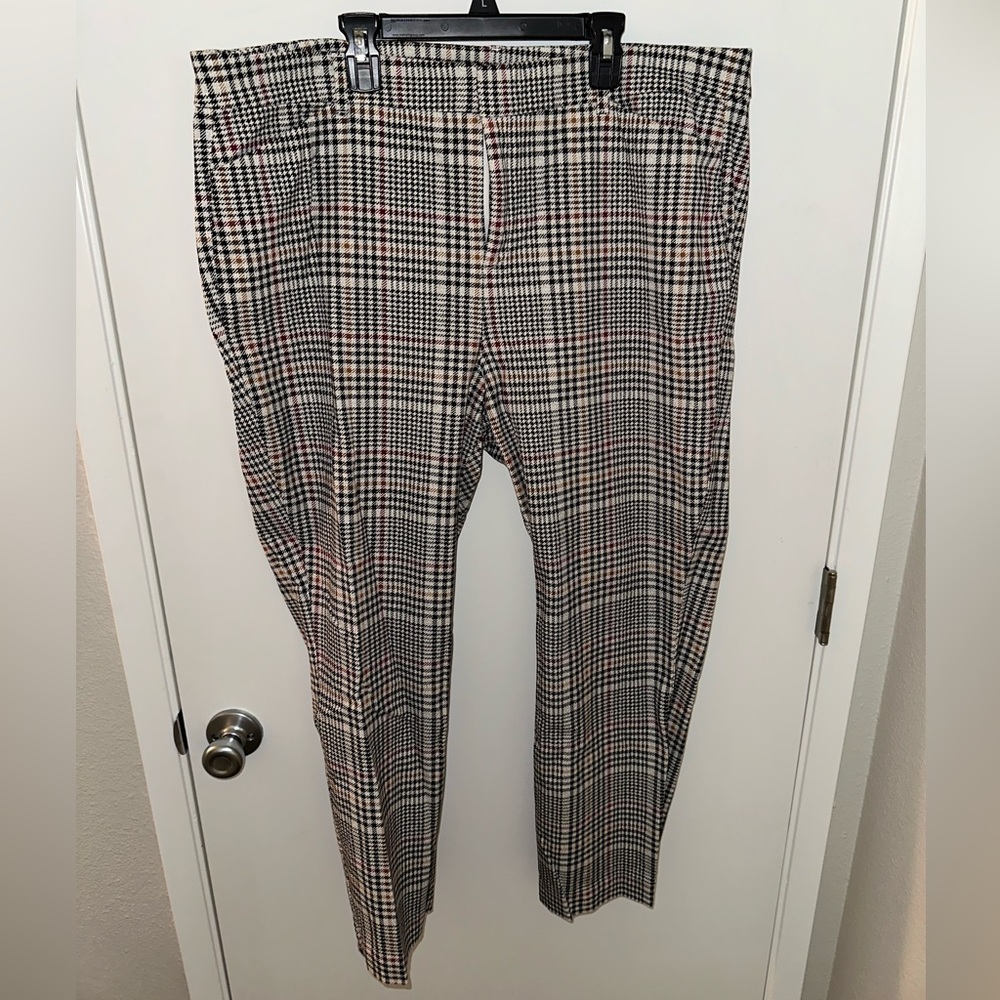 Plaid pixie pants
